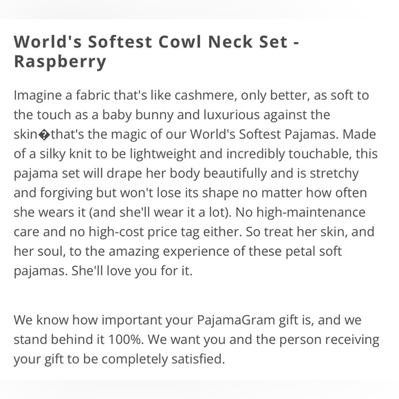 Pajamagram Raspberry super soft pajamas Medium - Picture 9 of 12